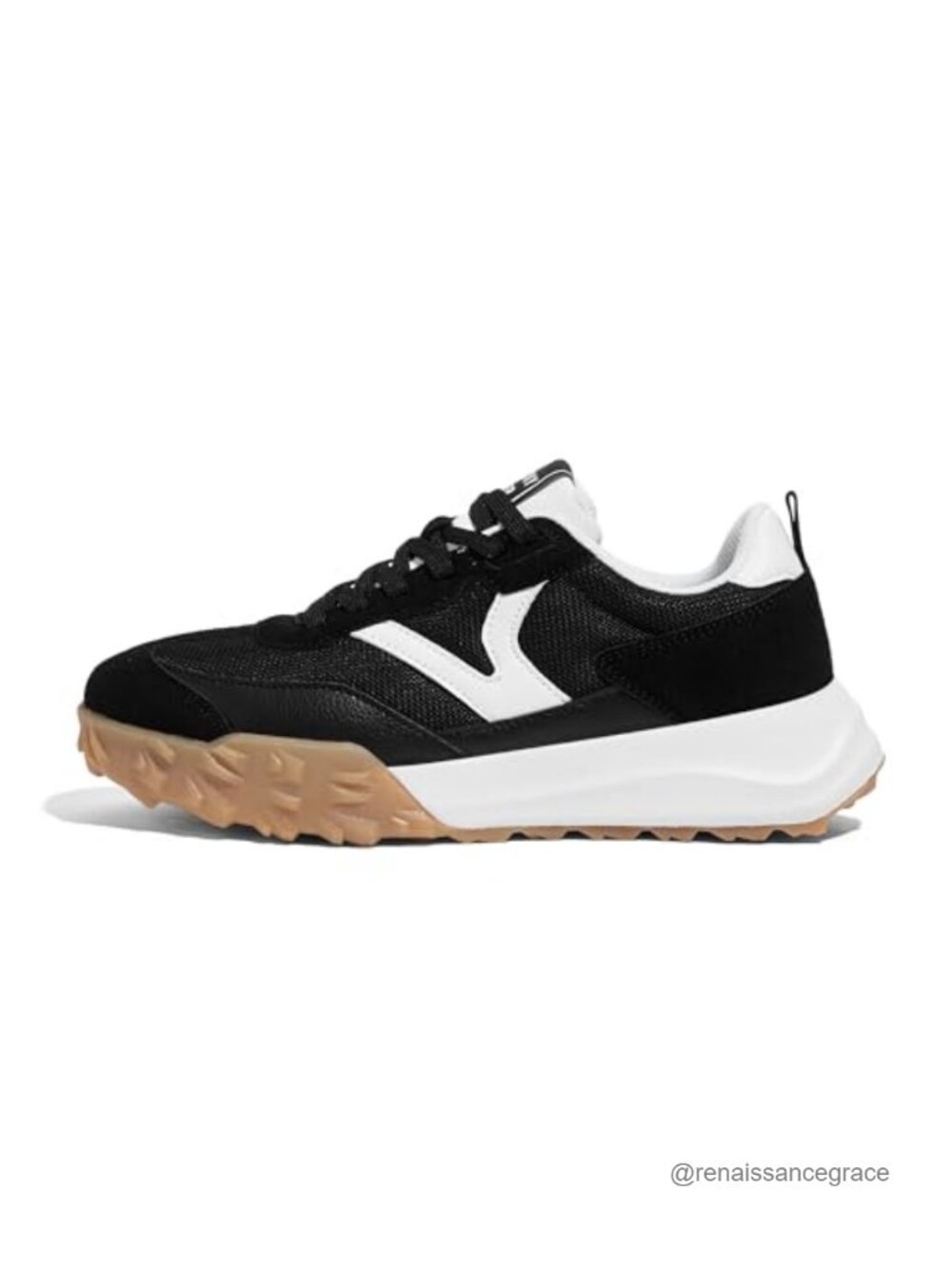 Women's Platform Retro Tennis Walking Sneakers - Breathable, Cushioned, Slip